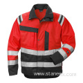 Thermal Winter Waterproof Workwear Hi Vis Safety Jacket